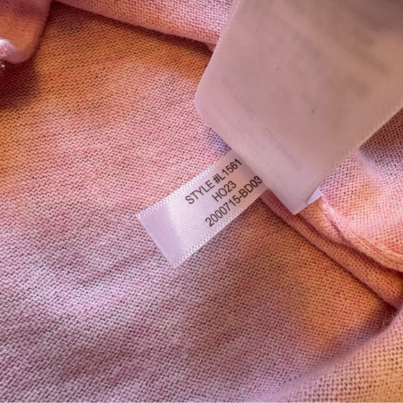 J Crew Light Pink Teddie Sweater Lightweight Long Sleeves Closet Staple - Large - Picture 8 of 9